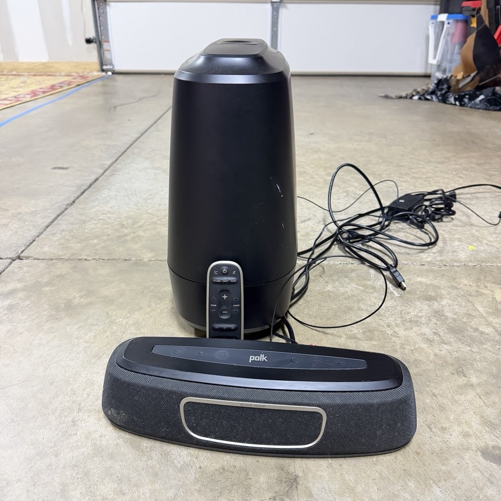 Polk MagniFi Mini Home Theater Soundbar and Subwoofer Black W/ Remote Tested